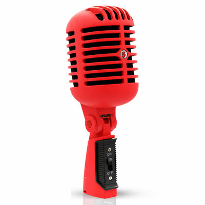 5 Core Retro Dynamic Vocal Iconic Microphone Vintage Style Classic Cardioid Unidirectional Mic