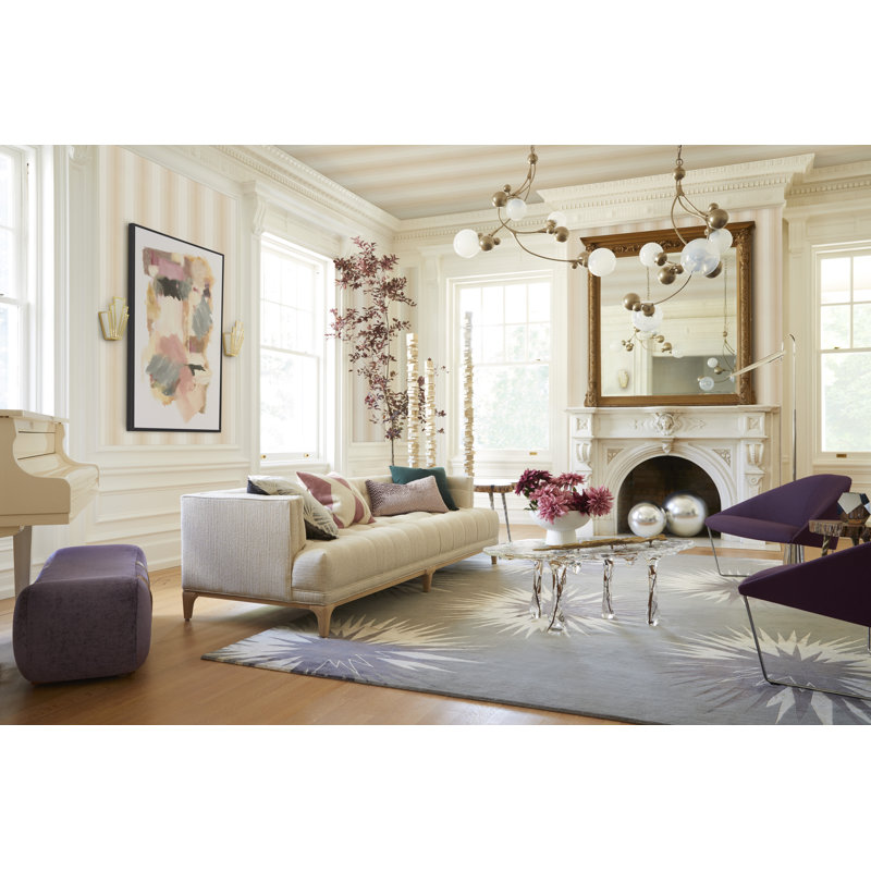 Vivienne Westwood Thistle Pewter Area Rug, Round 8'