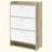 3-Tier Engineered Wood Shoe Cabinet With Spacious Storage And Stylish Design For Modern Entryways-144438874