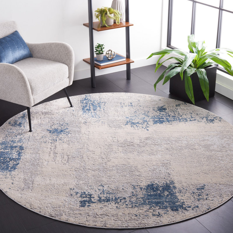 Kulig Performance Abstract Rug, Round 6'7"