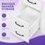 Ensemble de meuble-lavabo avec 4 tiroirs 2 portes et tablettes réglables Highworth-2055598056