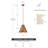 Ouellet 1 - Light Antique Bronze Pendant
