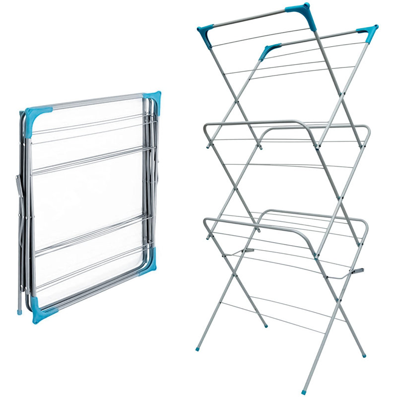 Emelyn Metal Foldable Freestanding Drying Rack