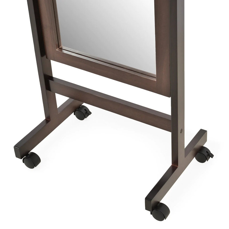 Janujan Wood Floor Mirror