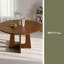 Table de salle à manger de 47,24 po pour 4 personnes - table en panneau de fibres à densité moyenne, capacité de 300 lb, facile à assembler pour la cuisine / salle à manger - table moderne épicée