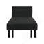 Chaises rembourrées en peluche de 5 pièces avec dessus en faux marbre blanc et gris anthracite-231187688-231187693