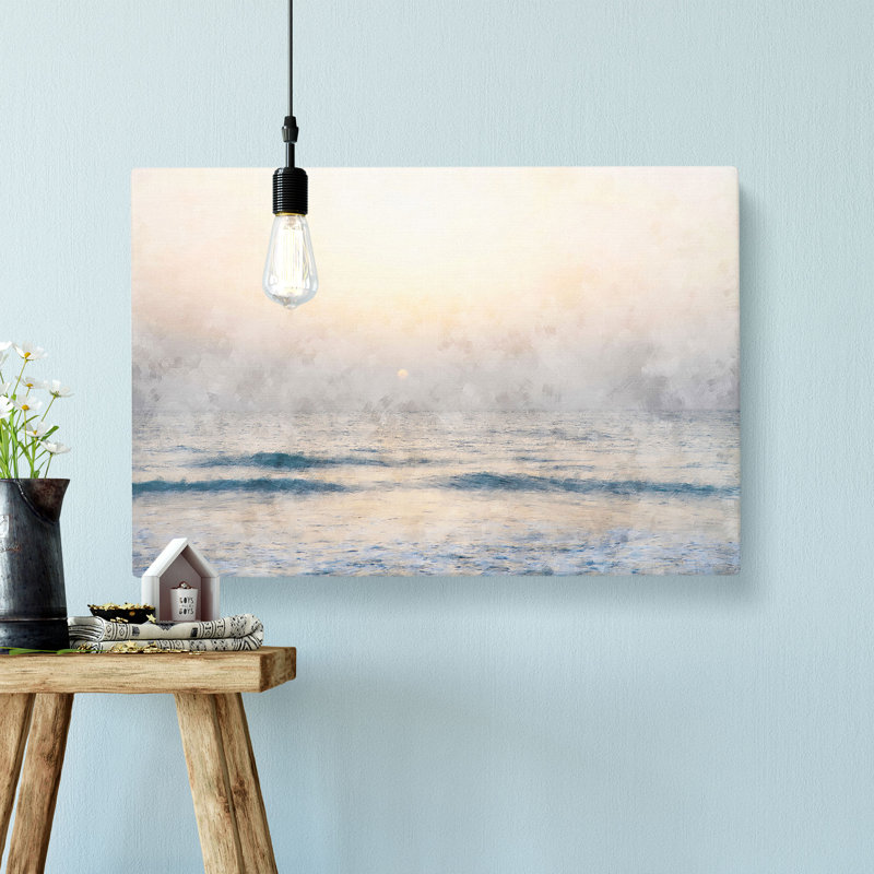 Calm Sea Painting - Wrapped Canvas, 40cm H x 60cm W x 3cm D