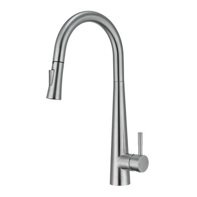 Pull Down Single Handle Kitchen Faucet -  mondawe, AM-K149-BN