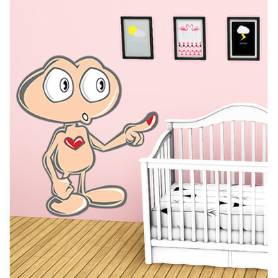 Autocollant Alien, autocollant Alien, décoration murale Alien, Alien pour chambre de bébé