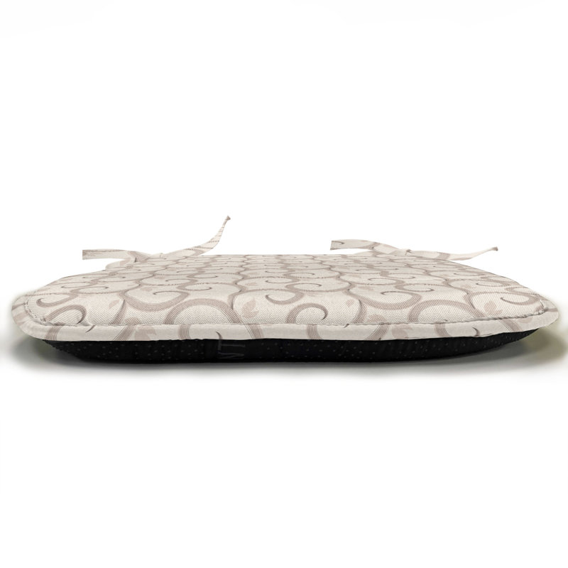 Swirling Leaves Chair Pad Cushion