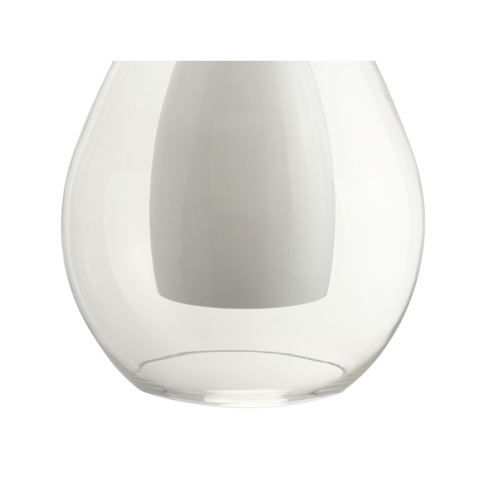 Eldine Single Light Glass Dimmable Pendant, Brushed Gold, 14.25" H x 9.87" W x 9.87" D