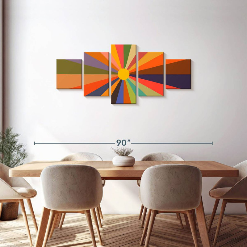 Sun Soleil, 30" H x 68" W