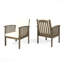 Ensemble 2 pièces fauteuil de patio Casa Acacia Mp2