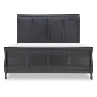 Country Living Sleigh Oak Bed