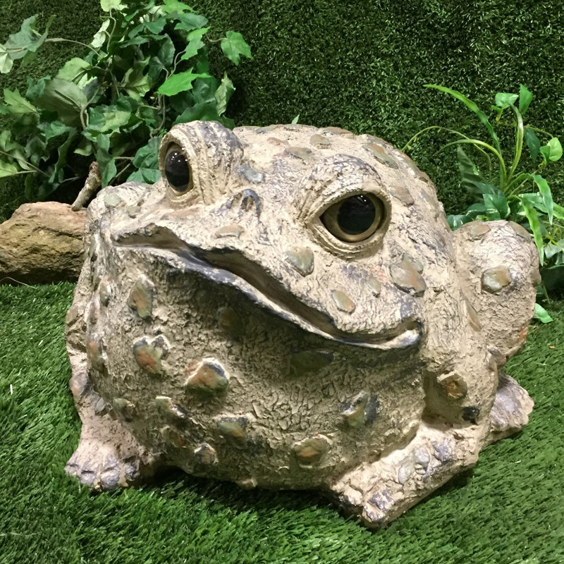 Statue de jardin «Jumbo» Toad Hollow Classic, Brun naturel