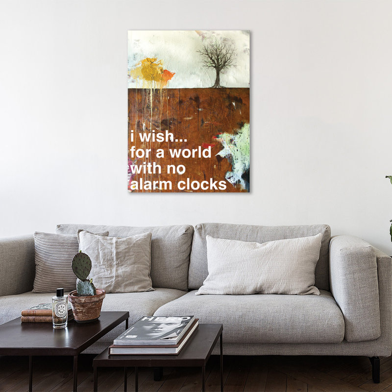 Alarm Clocks by Kent Youngstrom - Wrapped Canvas Print, 41cm H x 30cm W x 4cm D