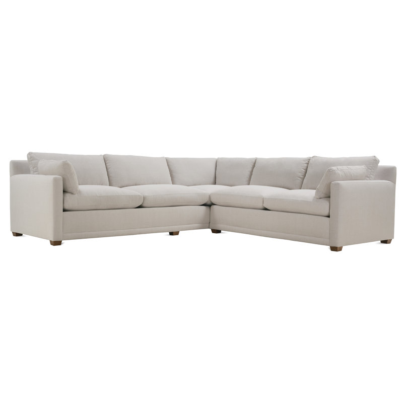 Canapé modulaire 2 pièces Sylvie, Mélange de coton crème