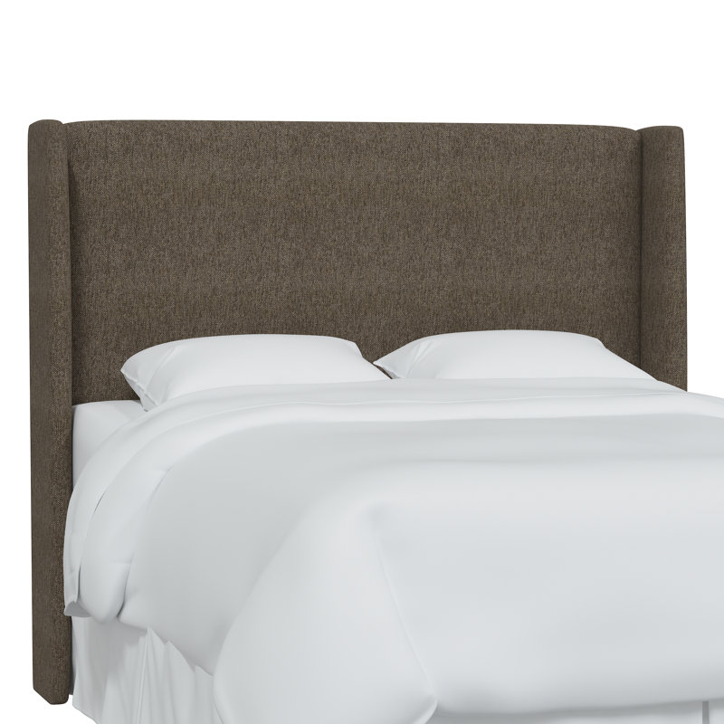 Bellfield Upholstered Headboard, Queen, Milsap Granite Sustain® Tweed
