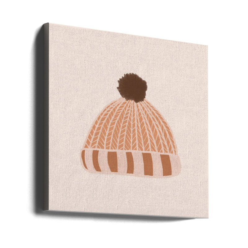 "Woolly Hat", art mural sur toile tendue, H 16 po x l 16 po