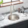 Calverton Signature Hardware 16.375" Circular Stainless Steel Undermount Prep Sink