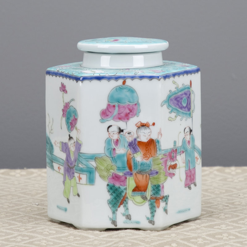 Handmade Porcelain China Ginger Jar