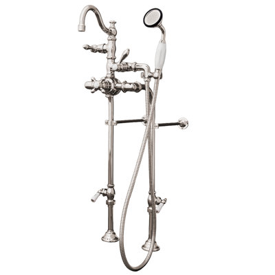 Thermostatic Deck Mount Tub Faucet with Handheld (P1032) by Strom Living