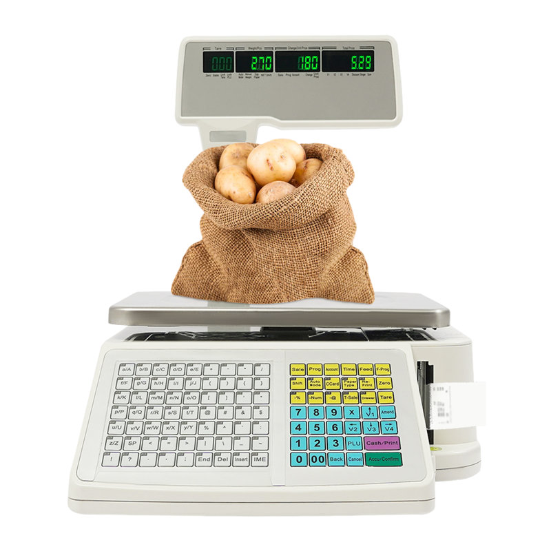Commercial Four-Window Label Thermal Printer Scale