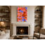 Abstrait, formes marbrées fluides - art mural sur toile Portrait-129917928