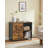 Lateral File Cabinet With 3 Drawers And Open Shelves, Mobile Office Storage Solution For Printer, Files, And Supplies