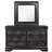 CROCODILE METALLIC GREY MIRROR