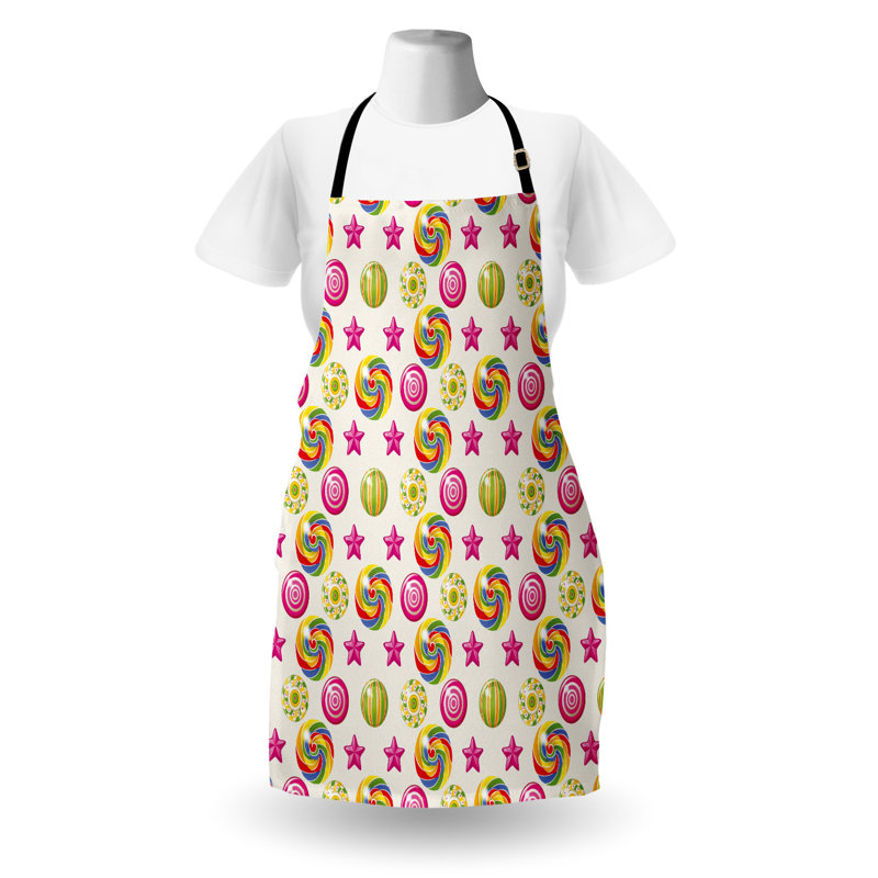Multicolore, tablier de dessert East Urban Home, unisexe, délicieux bonbon