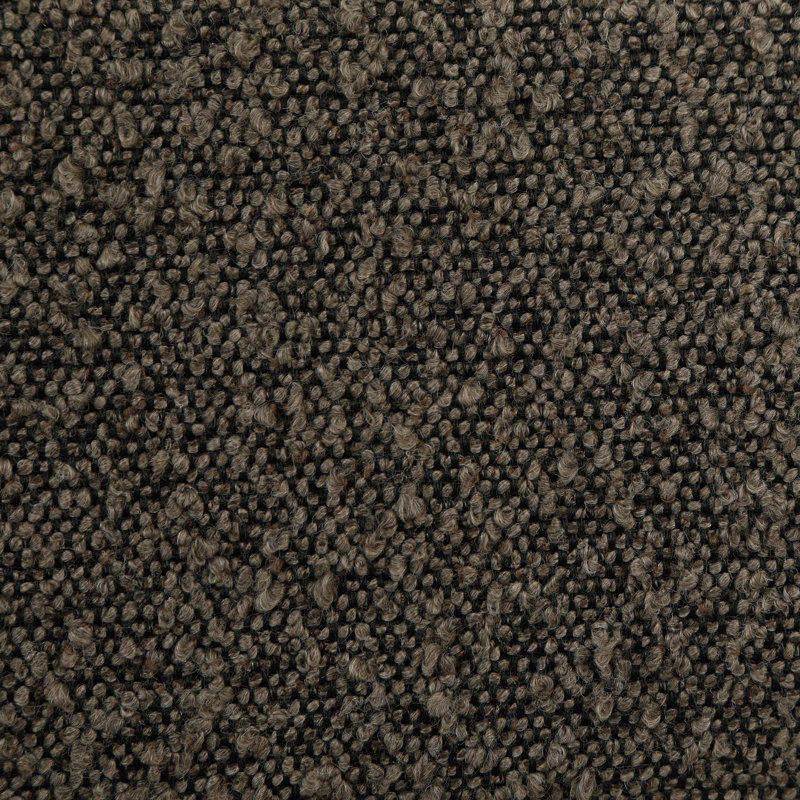 Chaise d'appoint 1Pc Contemporary Boucle, Brun
