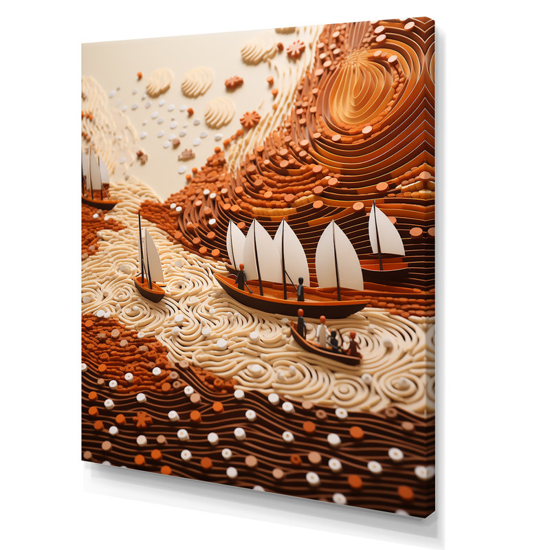 «Orange River Reverence Dream» 2, H 32 po x l 24 po x P 1 po, Toile tendue