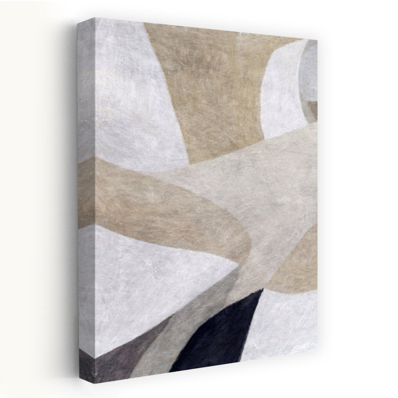 Art contemporain abstrait géométrique contemporain, H 36 po x l 24 po