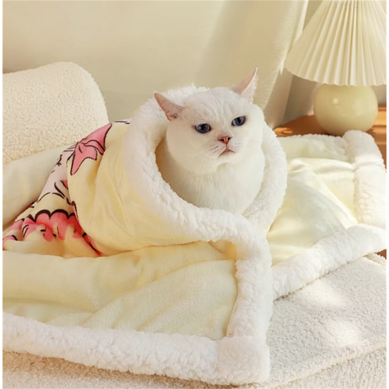 Petite courtepointe pour animal de compagnie, L 15,74 po x L 23,62 po