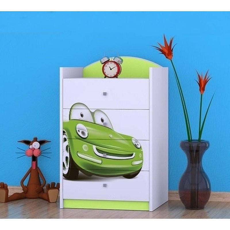 Noblitt Kids 4 - Drawer Chest, Green