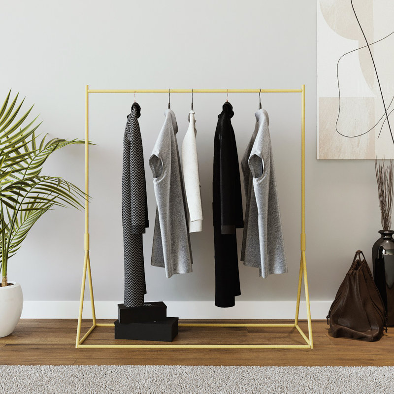 Nebras Solid + Manufactured Wood Wardrobe