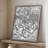 Snowboard Santa Framed Print - Solid Wood-1366578971