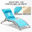 Ensemble de 3 chaises longues pour piscine (2 chaises longues + 1 table)