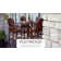 Vineyard Curveback Adirondack 5-Piece Nautical Trestle Bar Set