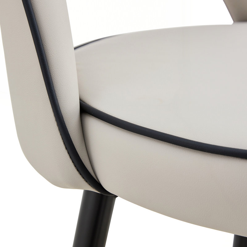 Versatile Rotatable Bar Chair With Stylish Design For Various Settings, Gray