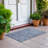 Machine Washable Indoor/Outdoor Chantille ACN1163 Sky Rug-109514408