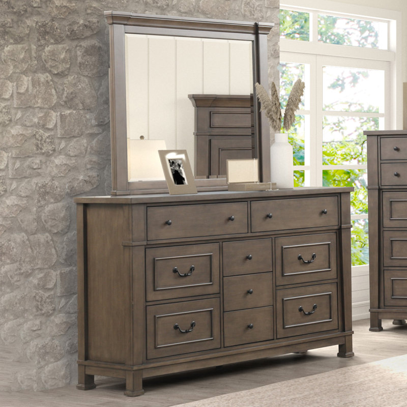Commode 9 tiroirs avec miroir Espada