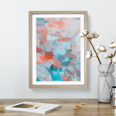 Facing The Sea Abstract - Single Picture Frame Painting