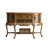 Half-Round Console with Double Doors and Drawers