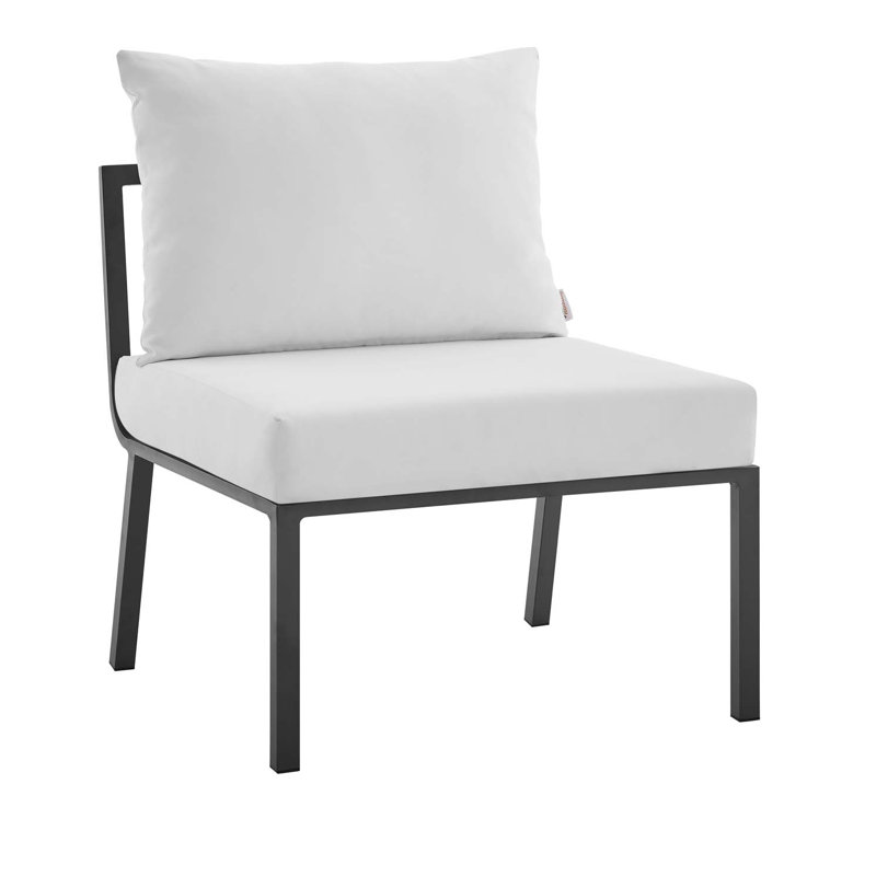 Ensemble de conversation modulaire 3 pièces Riverside, Blanc, Gris blanc