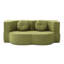 Canapé-lit 2 en 1 pliant avec coussin, grand lit pour des espaces de vie polyvalents, aucun assemblage requis, idéal pour les petites pièces et les invités-128896261