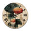 Horloge murale surdimensionnée en bois-2139292177