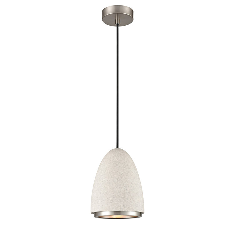 Aili 1 - Light Dome Pendant, Satin Nickel, Satin Nickel