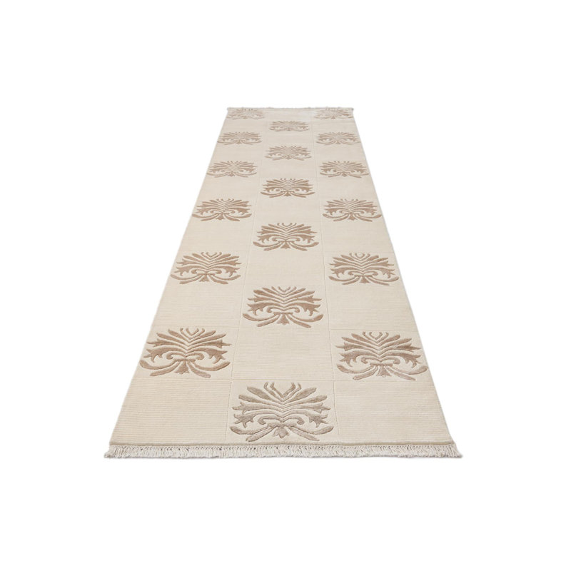 Tapis de couloir beige clair Howard